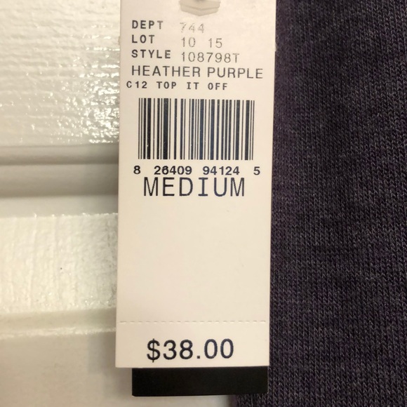 NWT IZ Byer heather purple shirt - Picture 4 of 6